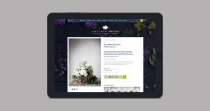 Say it with Flowers - website design
